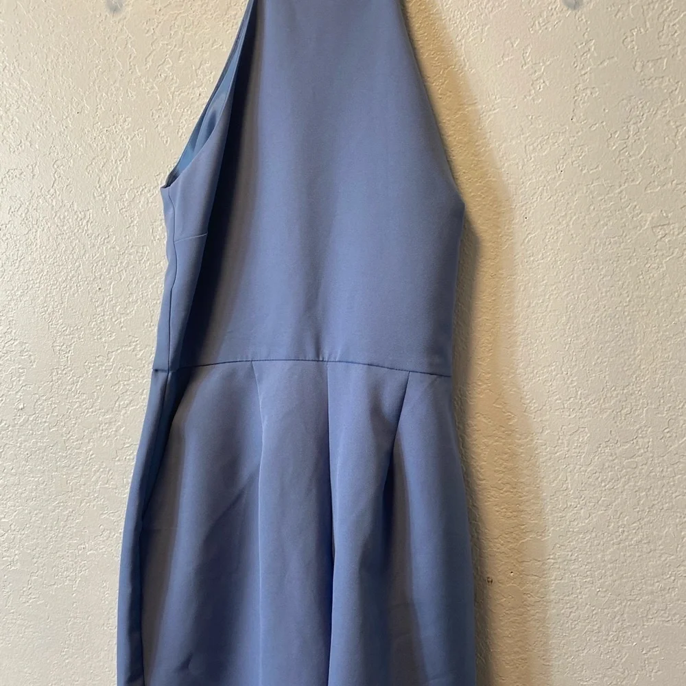 asos womens romper blue sz 4